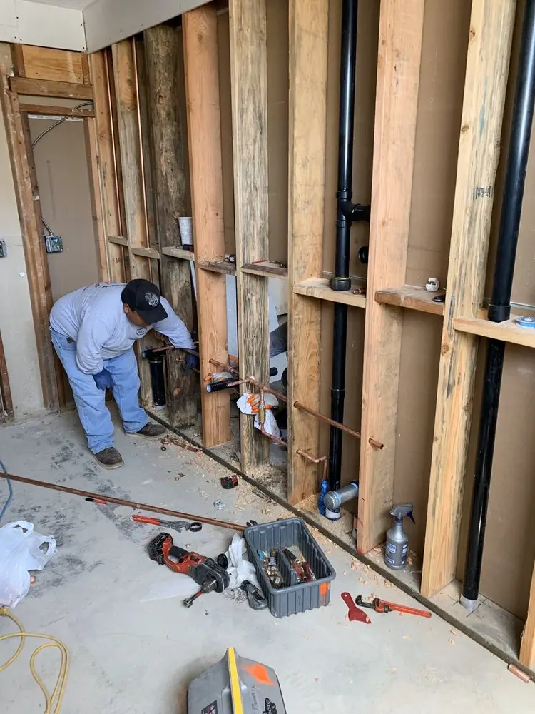 Commercial rough-in plumbing for Gas Line Repair in Greater Glendale-Glenmont